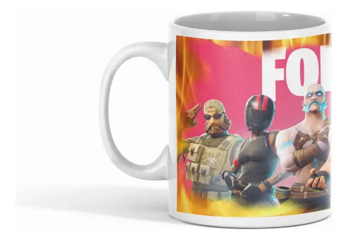 Taza Fortnite - Batallas Que Cambian Con Calor Blanco