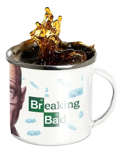 Taza Enlozada Heisenberg & Pinkman - La Fórmula Perfecta Blanco Heisenberg Vs