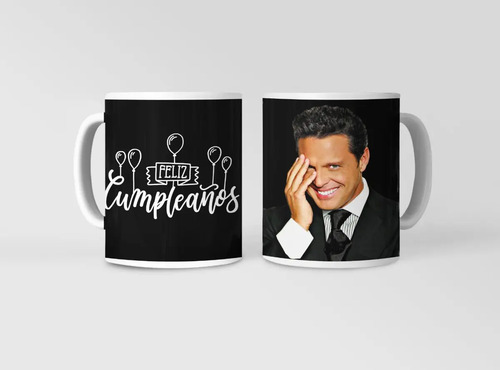 Taza Luis Miguel Celebra Tu Cumpleaños Con El Sol Blanco