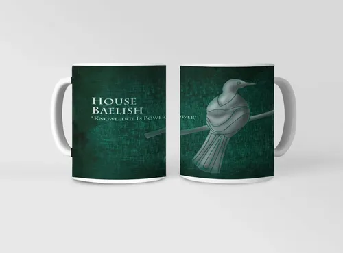 Taza Casa Bealish - Juegos De Tronos Blanco