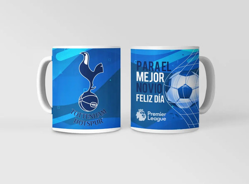 Taza Tottenham Hotspur Perfecto Para El Novio Fan Blanco