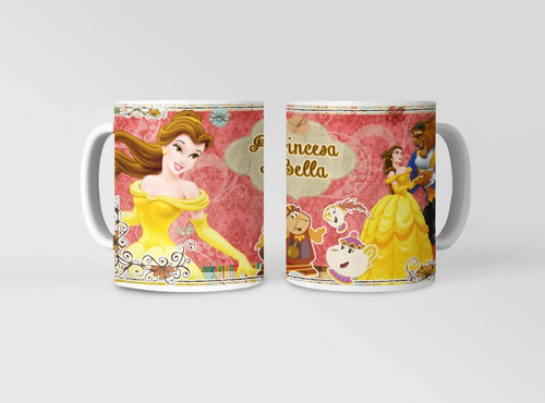 Taza Bella Y La Bestia - Romance Revelado Blanco