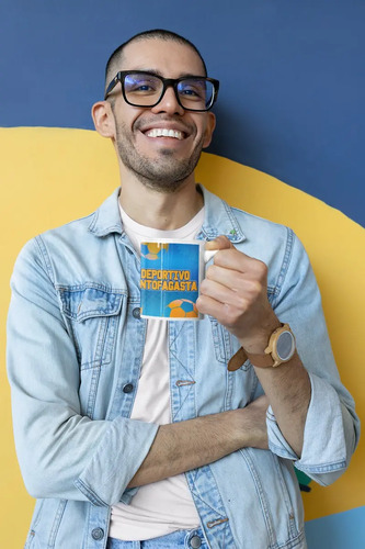 Taza Coraje De Antofagasta - Fuerza Puma Blanco