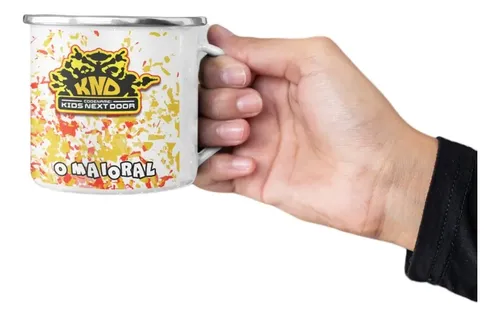 Taza Enlozada Comando Número 1 - Líder De Knd Miguelon Blanco Regalo Los Chicos