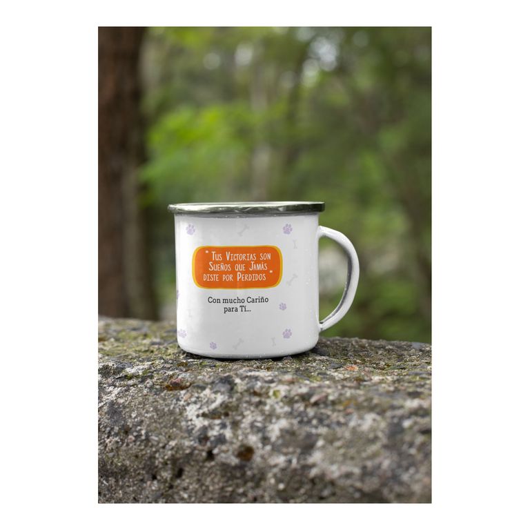 Taza Enlozada Dia Veterinaria - Amor Animal y Café
