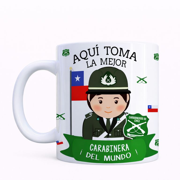 Taza Carabinera Personalizable