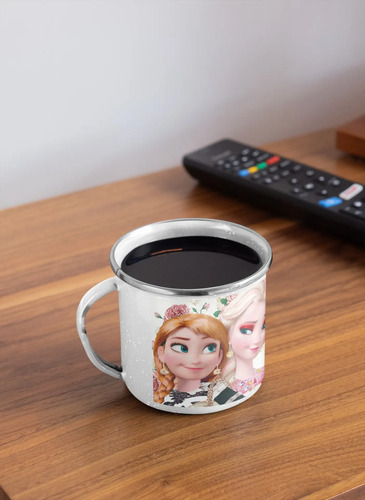 Taza Enlozada Encuentra Tu Poder Con Frozen Blanco Regalo Tu Poder Con Frozen