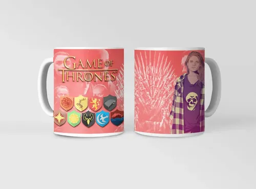 Taza Juego De Tronos - Tronos Que Cambian Con Ygritte Blanco