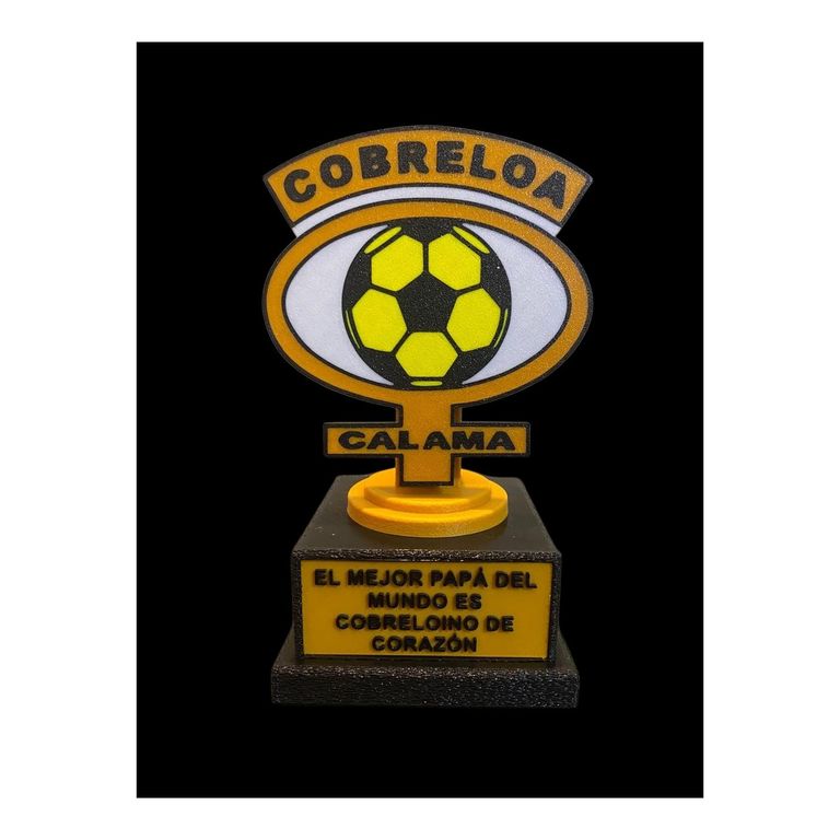 Trofeo Cobreloa Mejor Papá Regalo Fútbol Chileno