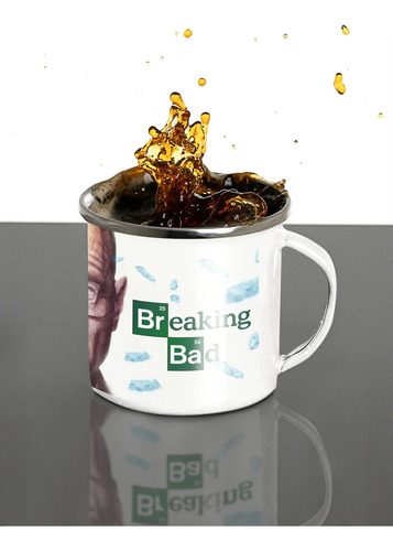 Taza Enlozada Heisenberg & Pinkman - La Fórmula Perfecta Blanco Heisenberg Vs