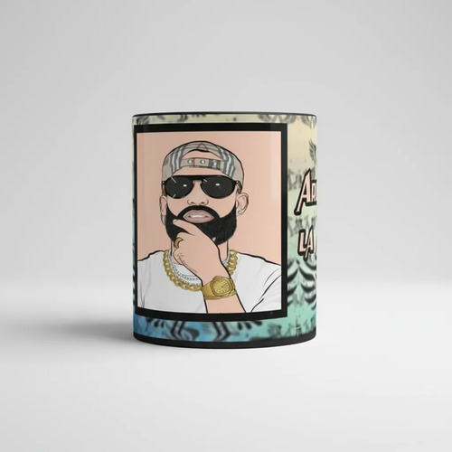 Taza Mágica De Arcangel - Reggaetón Negro Mágica De Arcángel