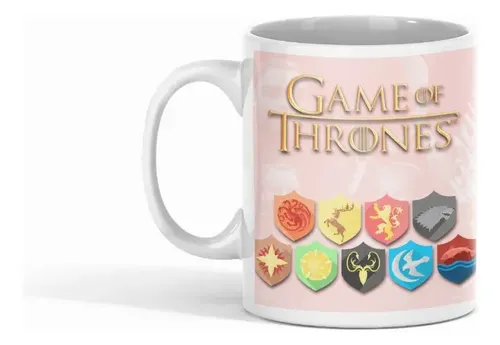 Taza Juego De Tronos - Tronos Con Sandor Clegane Blanco