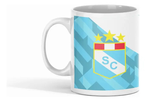 Taza De Sporting Cristal Campeón - Futbol Peruano Blanco