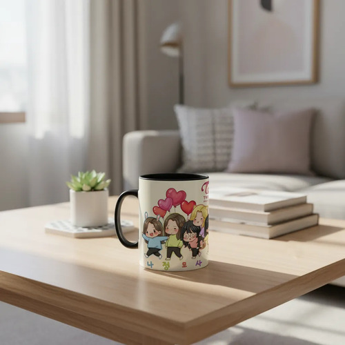 Taza Magica Twice Kpop Negro Twice Kpop