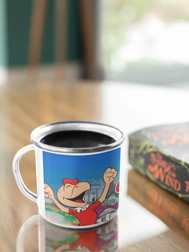 Taza Enlozada Lechera Condorito Colección Blanco Regalo Condorito
