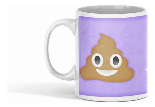 Taza Popó Alegre Y Cafe Blanco