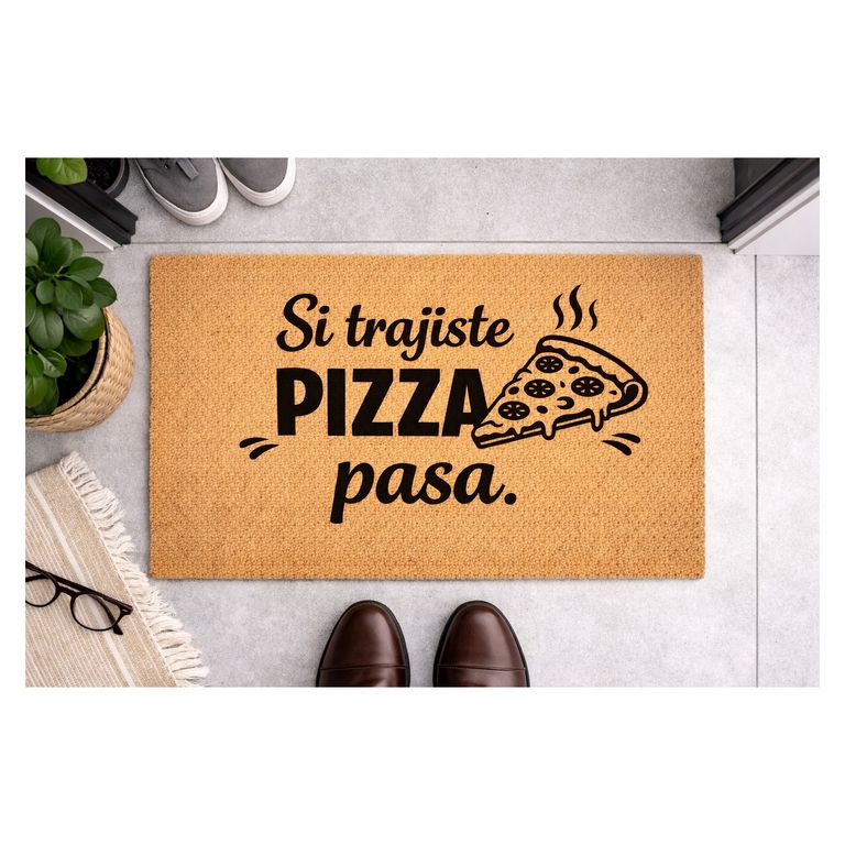 Choapino Entrada Fibra de Coco 40x60 cm - Si Trajiste Pizza Pasa