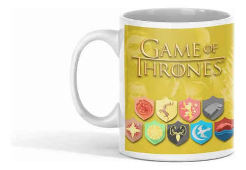 Taza Juego De Tronos - Tronos Con Joffrey Baratheon Blanco