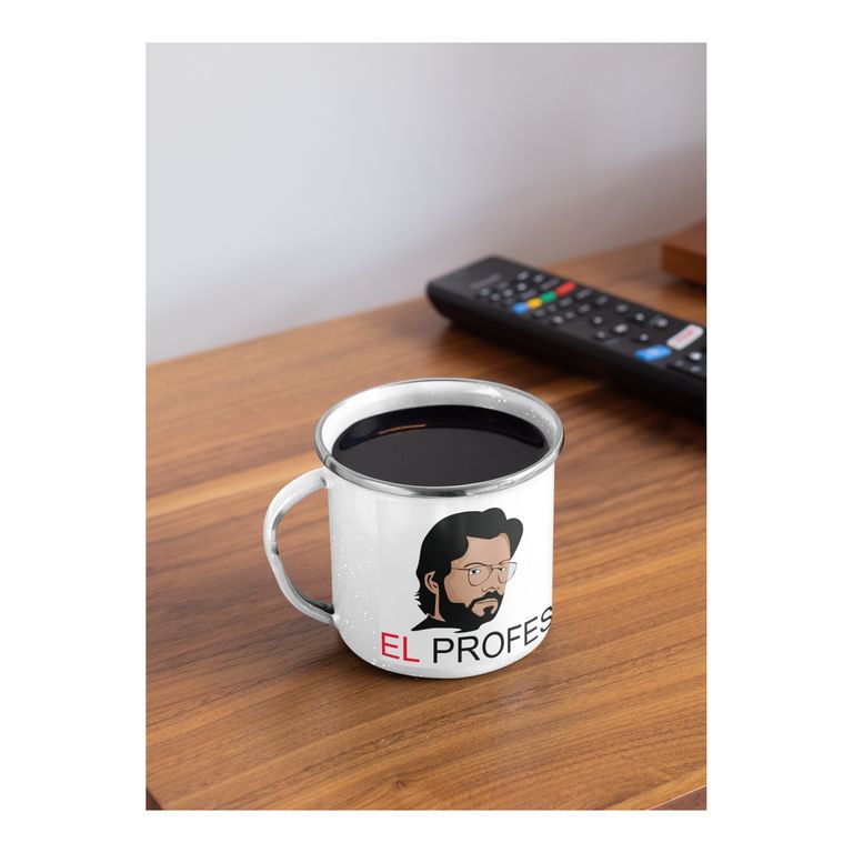 Taza Enlozada El Profesor - Estrategia y Misterio