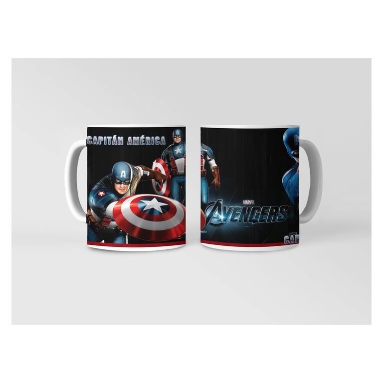 Taza Capitán América - Escudo que Aparece