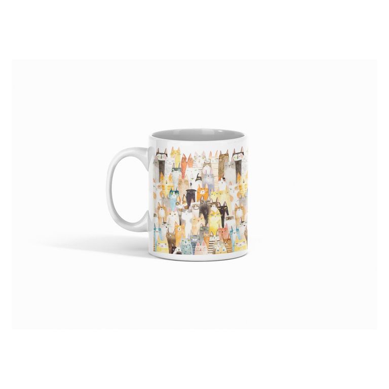 Taza Gatos Frida - Arte y Misterio