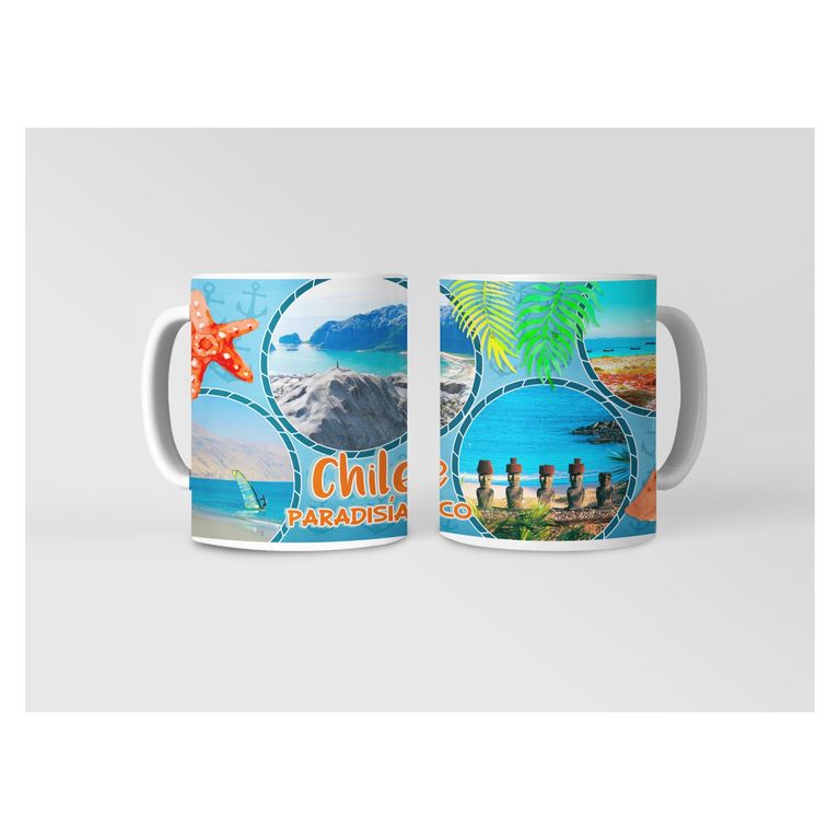 Taza Chile Inolvidable - Escenas Paradisíacas