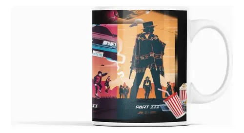 Taza Volver Al Futuro Delorean Blanco