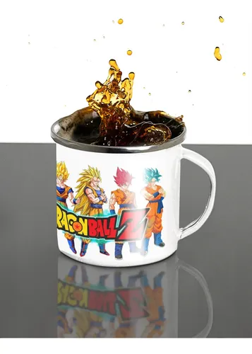 Taza Enlozado Dragon Ball Evolution Blanco Regalo Dragon Ball