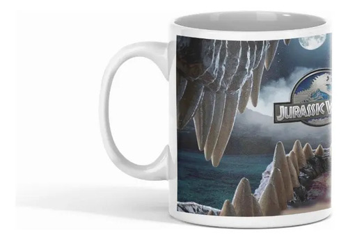 Taza Jurassic World - Dinosaurios Revelados Blanco