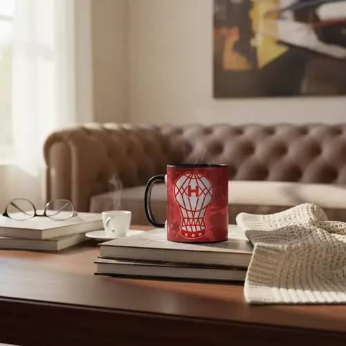 Taza Equipo De Fútbol Argentino Huracán Quemeros Negro Fútbol
