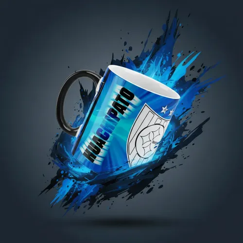 Taza Mágica Club De Deportes Huachipato - Futbol Chileno Negro Fútbol