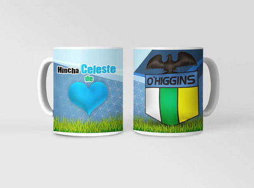 Taza O'higgins - Celeste Orgullo Blanco
