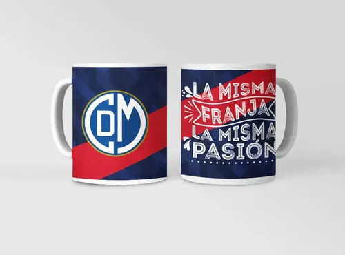 Taza Deportivo Municipal Edil - Futbol Peruano Blanco