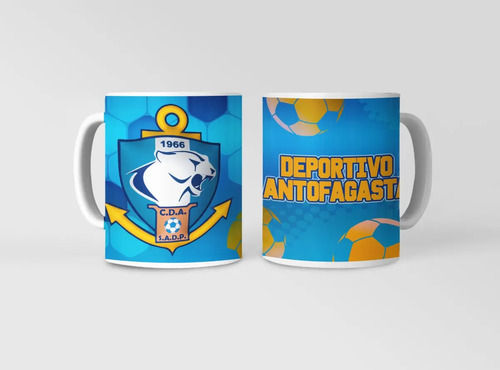 Taza Coraje De Antofagasta - Fuerza Puma Blanco