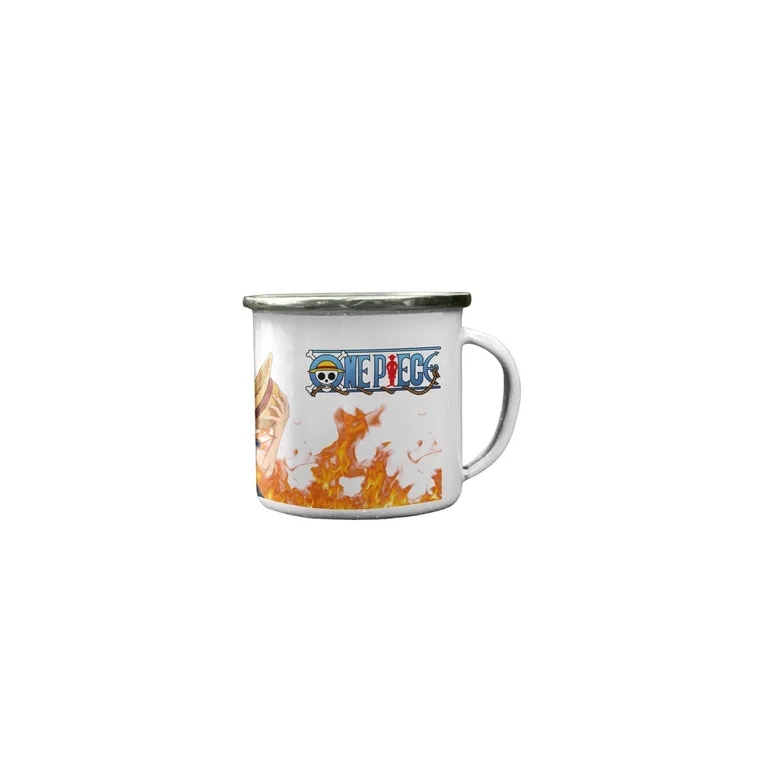 Taza Enlozada Tesoros y Mares de One Piece