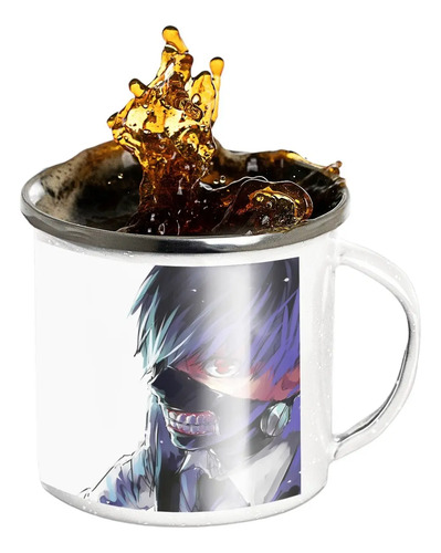 Taza Enlozada Enfréntate Al Terror Con Tokyo Ghoul Blanco Regalo Tokyo Ghoul