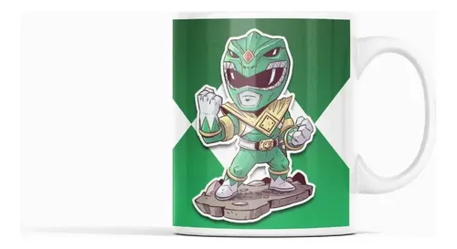 Taza Power Rangers - Morfosis Revelada Tommy Blanco