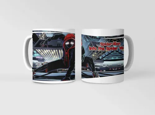 Taza Spider-man Miles Morales Blanco