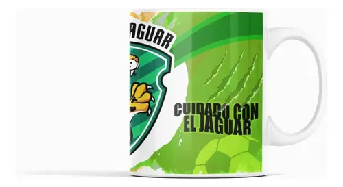 Taza Chiapas Furia Jaguar - Futbol Mexicano Blanco