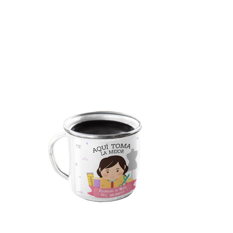 Taza Enlozada Inspiración y Infusiones - Diseñadora