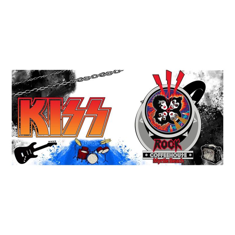 Taza Enlozada Kiss Bandas de Rock