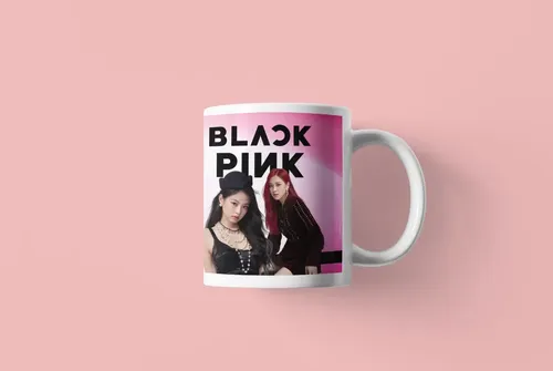 Taza Black Pink Inspirado En Black Pink Blanco