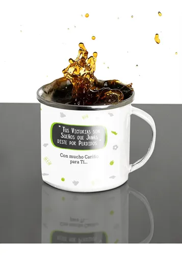 Taza Enlozada Entre Goles Y Café - Vida De Futbolista