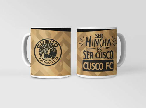 Taza Cusco Fc Imperial - Futbol Peruano Blanco