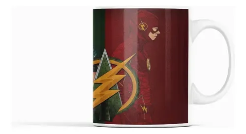 Taza Flash Y Arrow - Secretos Al Calor Blanco