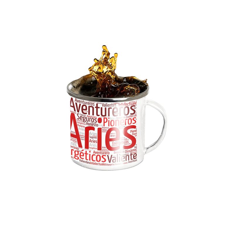Taza Enlozada Aries - Valientes y Resueltos