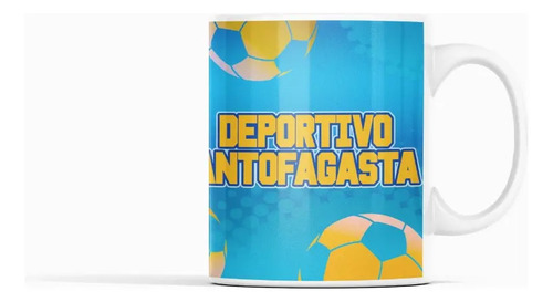 Taza Coraje De Antofagasta - Fuerza Puma Blanco