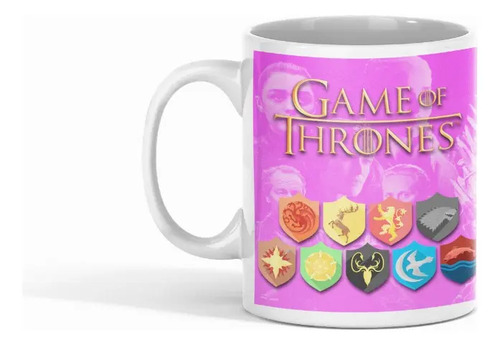 Taza Juego De Tronos - Tronos Con Sarci Lannister Blanco