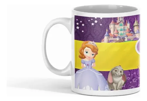 Taza Princesa Sofía - Encantos De Una Joven Realeza Blanco