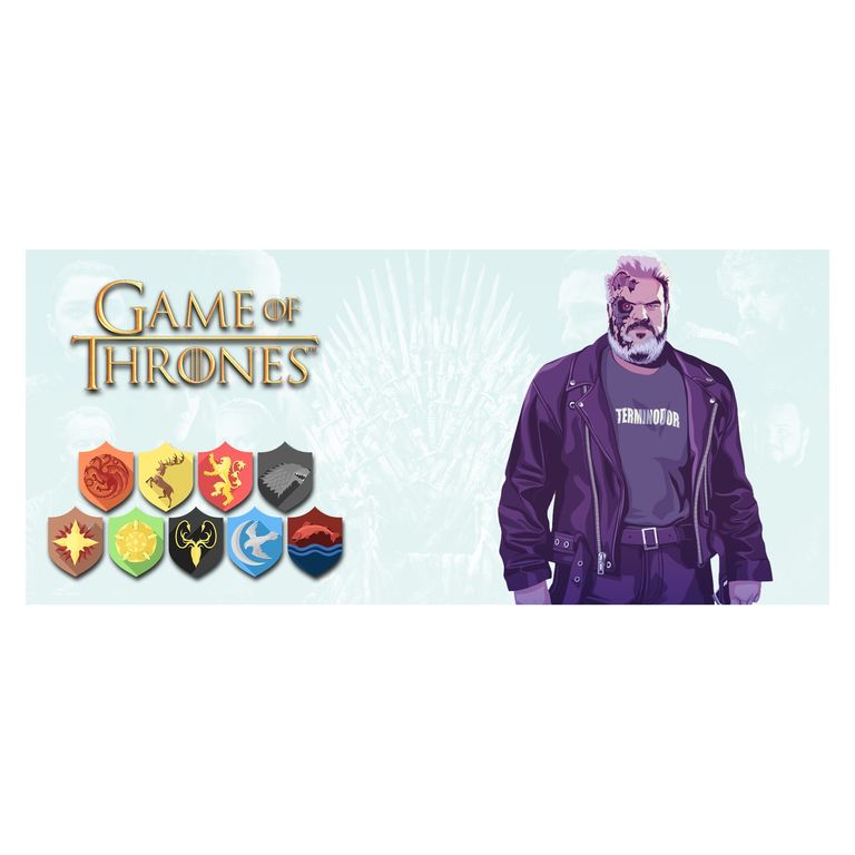 Taza Juego de Tronos - Tronos que Cambian con Hodor
